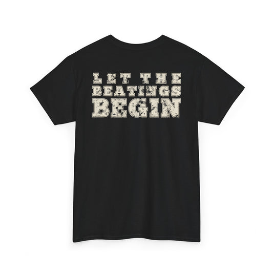 Undertaker Big Evil Pain Sindicate Let Beatings Begin T-shirt by EWS | Extreme Wrestling Shirts