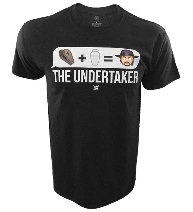 Undertaker Deadman Emoji Logo Mens WWE T-shirt by WWE | Extreme Wrestling Shirts