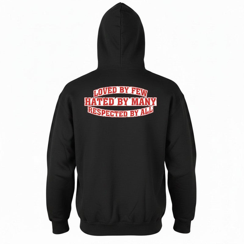 Load image into Gallery viewer, Undertaker Deadman Inc Loved By Few Respected By All Zipper Hoody-S by EWS | Extreme Wrestling Shirts
