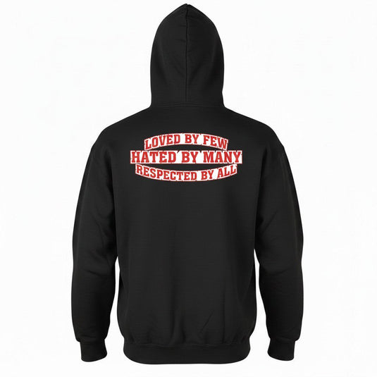 Undertaker Deadman Inc Loved By Few Respected By All Zipper Hoody-S by EWS | Extreme Wrestling Shirts