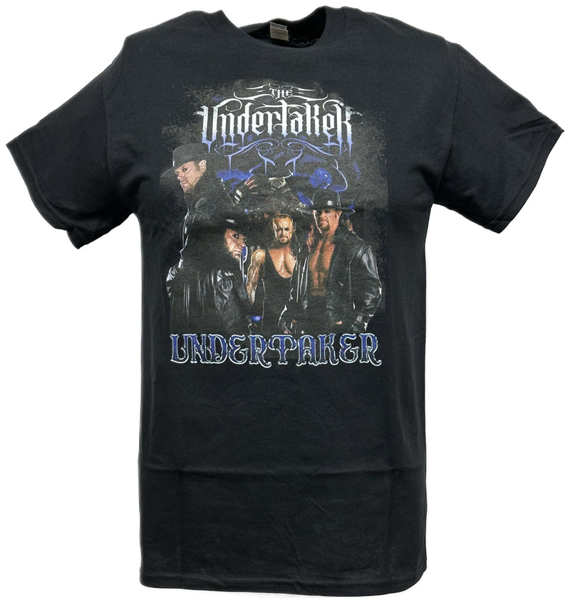 Load image into Gallery viewer, Undertaker Group Pose Mens Black T-shirt by EWS | Extreme Wrestling Shirts

