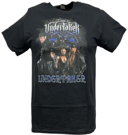 Undertaker Group Pose Mens Black T-shirt by EWS | Extreme Wrestling Shirts