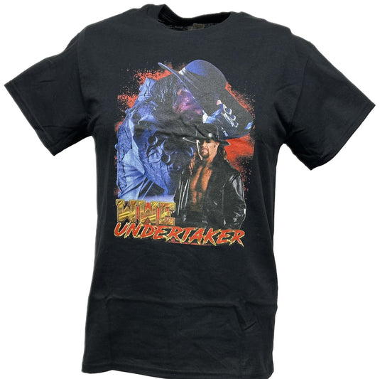 Undertaker Hat Tilt Duo Mens Black T-shirt by EWS | Extreme Wrestling Shirts