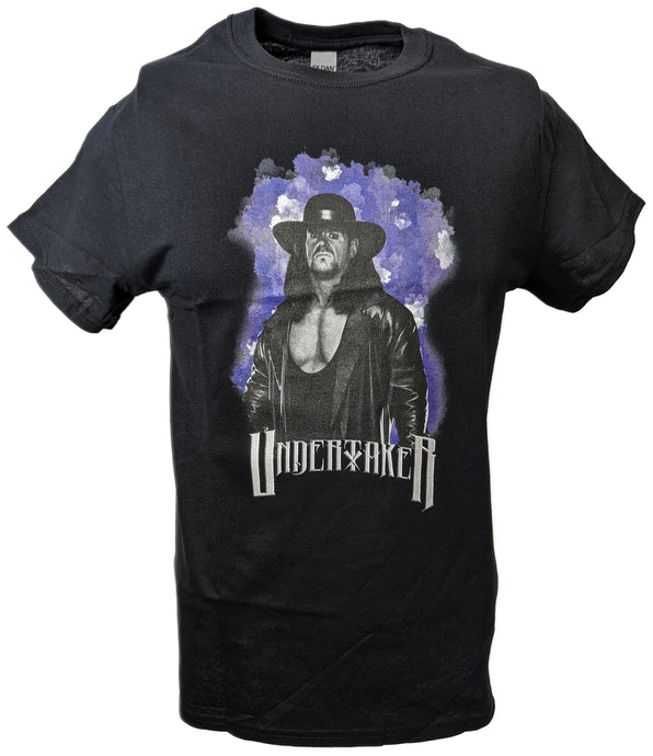 Undertaker Purple Stare Black T-shirt by EWS | Extreme Wrestling Shirts