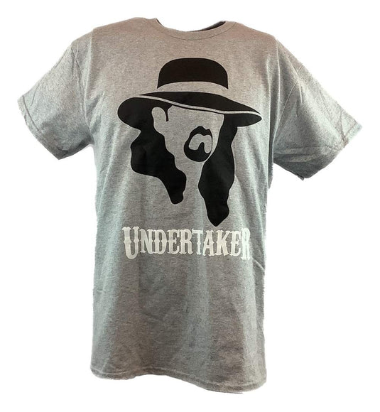 Undertaker Shadow Mens Legends Gray T-shirt Sports Mem, Cards & Fan Shop > Fan Apparel & Souvenirs > Wrestling by Unbranded | Extreme Wrestling Shirts