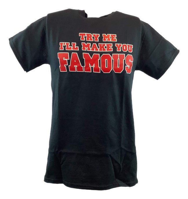 Undertaker Try Me I'll Make You Famous Mens T-shirt Sports Mem, Cards & Fan Shop > Fan Apparel & Souvenirs > Wrestling by Hybrid Tees | Extreme Wrestling Shirts