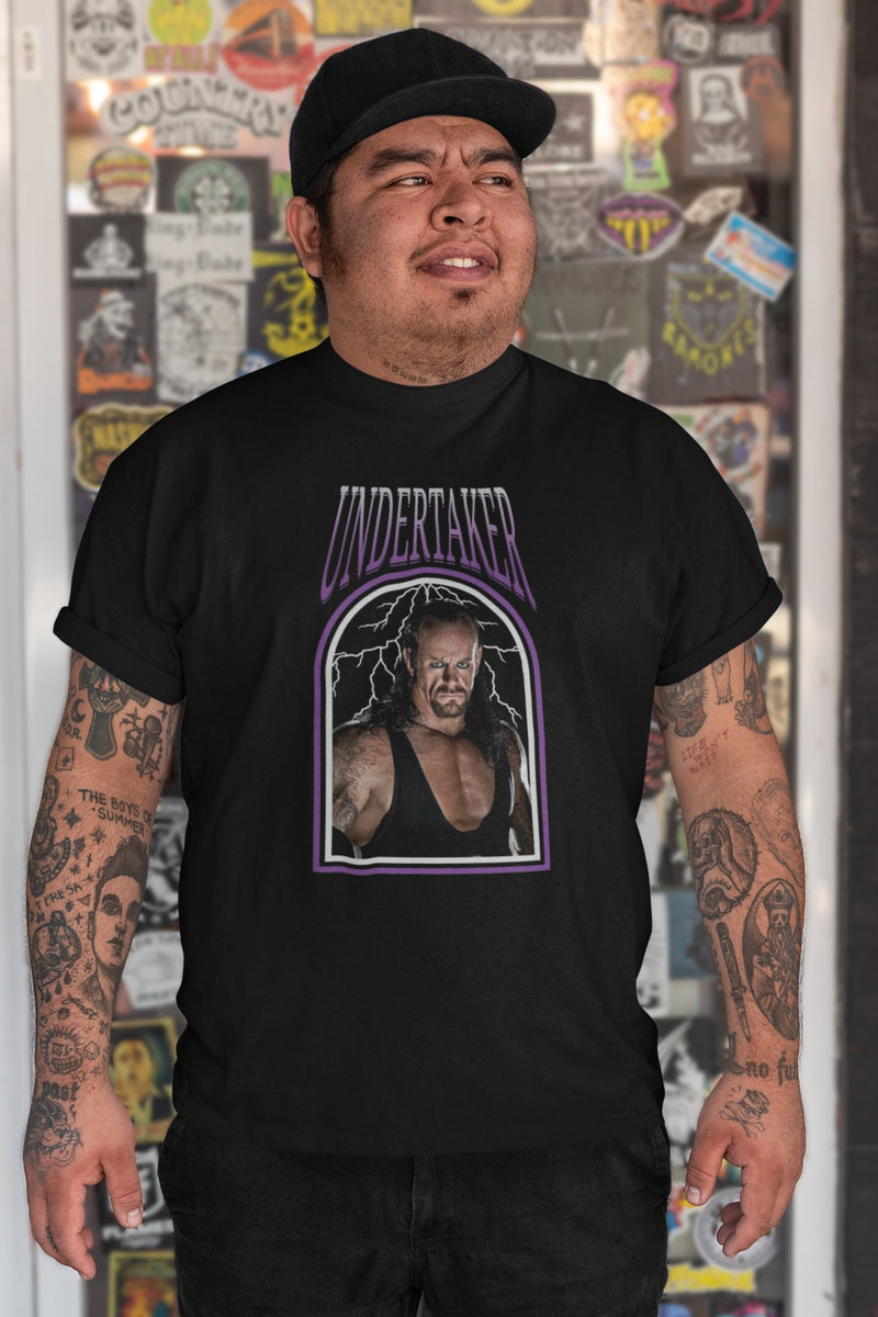 Load image into Gallery viewer, Undertaker Vengenace Mens Black T-shirt Sports Mem, Cards &amp; Fan Shop > Fan Apparel &amp; Souvenirs > Wrestling by EWS | Extreme Wrestling Shirts

