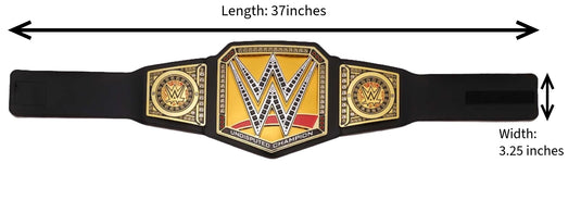 Undisputed WWE Universal Championship Toy Title Belt One Size by EWS | Extreme Wrestling Shirts