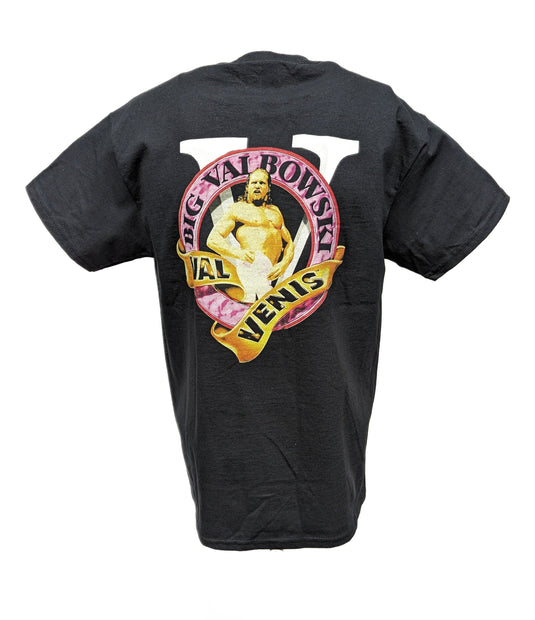 Val Venis Hello Ladies Big Val Bowski WWF Mens Black T-shirt by EWS | Extreme Wrestling Shirts