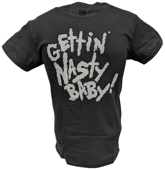 WCW The Nasty Boyz Gettin Nasty Baby Mens Black T-shirt by EWS | Extreme Wrestling Shirts