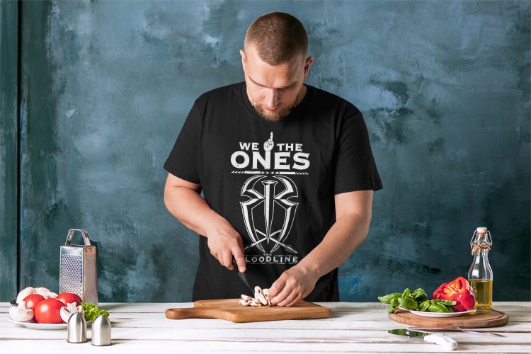 Load image into Gallery viewer, We The Ones Roman Reigns Logo Bloodline T-shirt by EWS | Extreme Wrestling Shirts
