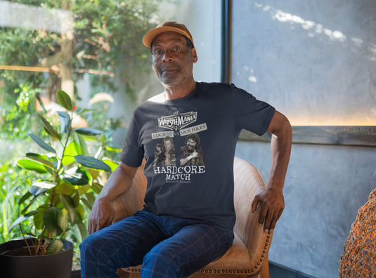 WrestleMania 22 Edge vs Mick Foley Hardcore Match Mens T-shirt Sports Mem, Cards & Fan Shop > Fan Apparel & Souvenirs > Wrestling by EWS | Extreme Wrestling Shirts