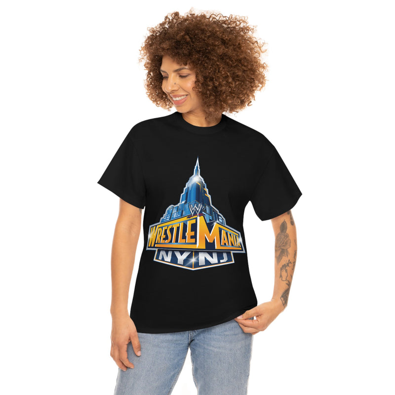 Load image into Gallery viewer, Wrestlemania 29 New York New Jersey Empire State Building T-shirt Sports Mem, Cards &amp; Fan Shop > Fan Apparel &amp; Souvenirs > Wrestling by EWS | Extreme Wrestling Shirts
