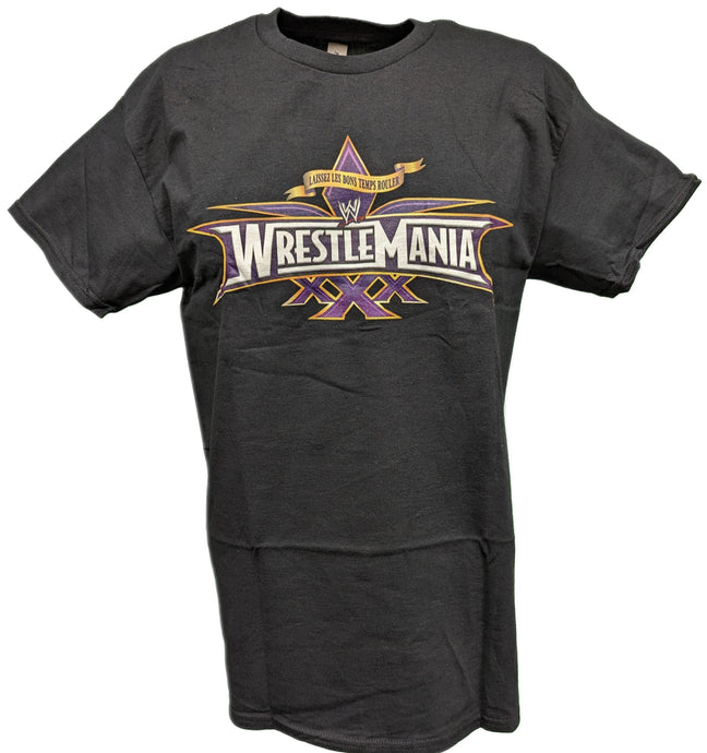 WrestleMania 30 XXX WWE Logo Mens Black T-shirt Sports Mem, Cards & Fan Shop > Fan Apparel & Souvenirs > Wrestling by Freeze | Extreme Wrestling Shirts