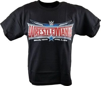 Wrestlemania 32 Logo WWE T-shirt Boys Kids by WWE | Extreme Wrestling Shirts