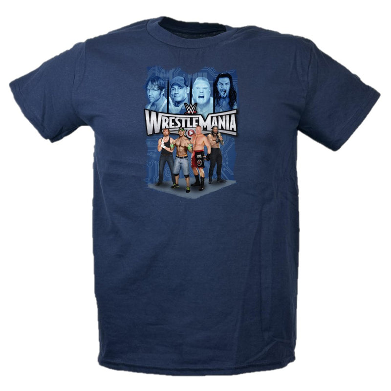 Load image into Gallery viewer, Wrestlemania Cena Ambrose Lesnar Reigns Boys Kids Juvy T-shirt Sports Mem, Cards &amp; Fan Shop &gt; Fan Apparel &amp; Souvenirs &gt; Wrestling by EWS | Extreme Wrestling Shirts
