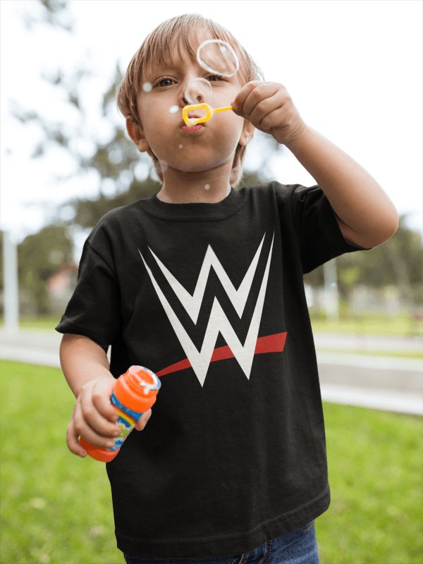 Load image into Gallery viewer, WWE 2015 Logo World Wrestling Entertainment Boys Kids T-shirt Sports Mem, Cards &amp; Fan Shop &gt; Fan Apparel &amp; Souvenirs &gt; Wrestling by EWS | Extreme Wrestling Shirts
