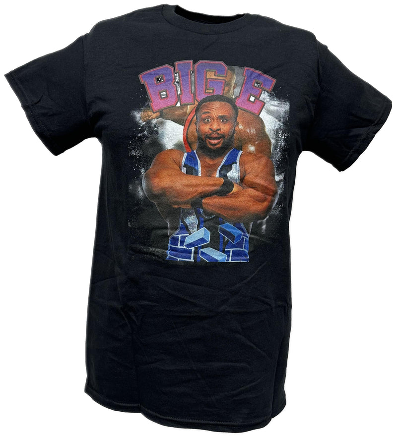 Load image into Gallery viewer, WWE Big E New Day Arms Folded Mens Black T-shirt by WWE | Extreme Wrestling Shirts
