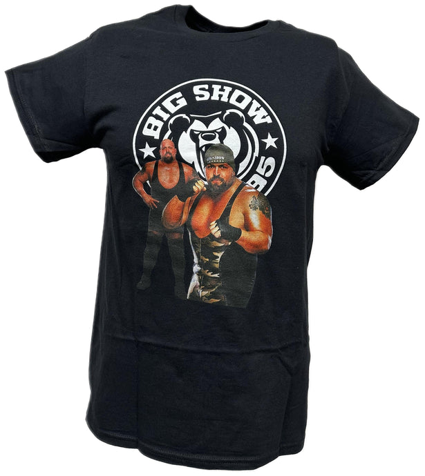 WWE Big Show Paul Wight Mens Black T-shirt by WWE | Extreme Wrestling Shirts
