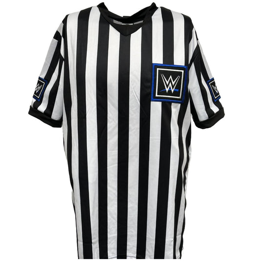 WWE Blue Logo Friday Night Smackdown Referee Shirt by WWE | Extreme Wrestling Shirts