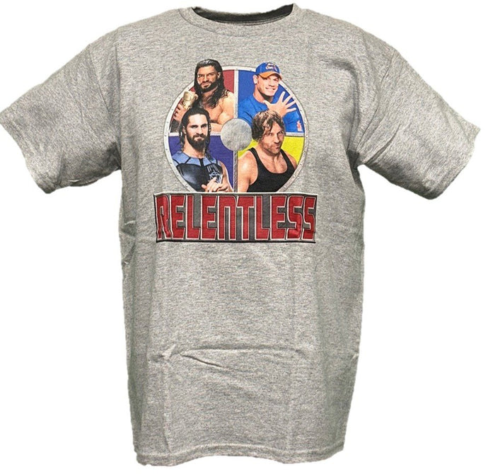 WWE Cena Reigns Rollins Ambrose Relentless Boys T-shirt Sports Mem, Cards & Fan Shop > Fan Apparel & Souvenirs > Wrestling by Freeze | Extreme Wrestling Shirts