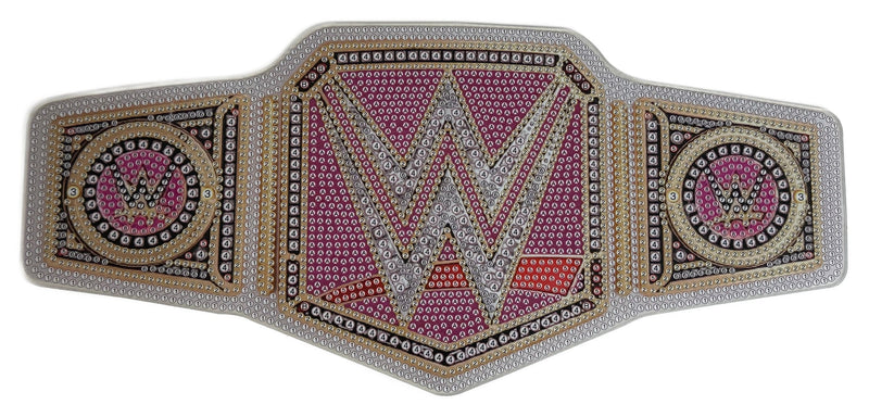 Load image into Gallery viewer, WWE Championship Belt 5D DIY Diamond Art Kit Pink by EWS | Extreme Wrestling Shirts
