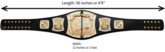 WWE Championship John Cena Spinner Replica Title Belt Spinning Plate One Size by EWS | Extreme Wrestling Shirts