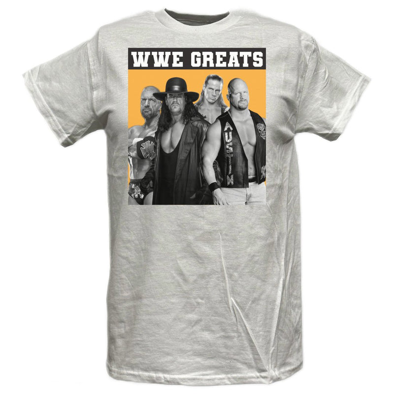 Load image into Gallery viewer, WWE Greats Triple H Undertaker Shawn Michaels Stone Cold Steve Austin T-shirt Sports Mem, Cards &amp; Fan Shop &gt; Fan Apparel &amp; Souvenirs &gt; Wrestling by EWS | Extreme Wrestling Shirts
