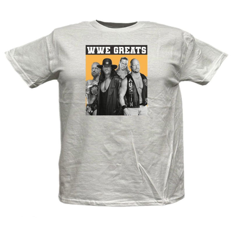 Load image into Gallery viewer, WWE Greats Triple H Undertaker Shawn Michaels Stone Cold Steve Austin Youth T-shirt by EWS | Extreme Wrestling Shirts
