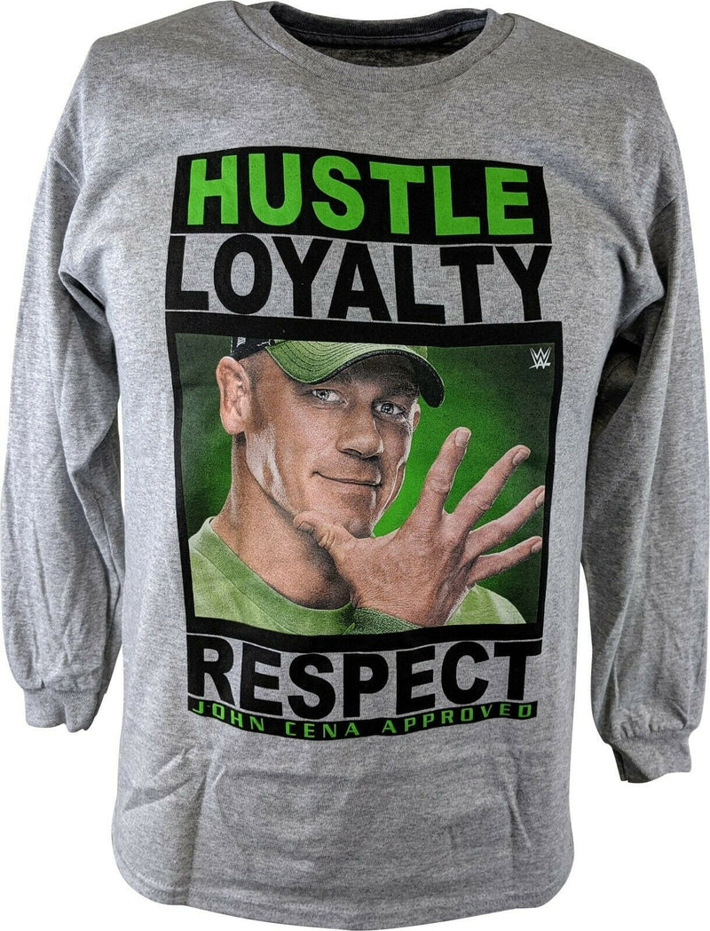 Load image into Gallery viewer, WWE Long Sleeve Boys Kids John Cena T-shirt Hustle Loyalty Respect Sports Mem, Cards &amp; Fan Shop &gt; Fan Apparel &amp; Souvenirs &gt; Wrestling by WWE Authentic | Extreme Wrestling Shirts
