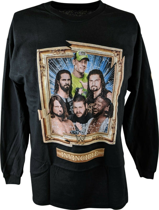 WWE Long Sleeve Boys Kids T-shirt Cena Reigns Rollins Sports Mem, Cards & Fan Shop > Fan Apparel & Souvenirs > Wrestling by WWE Authentic | Extreme Wrestling Shirts