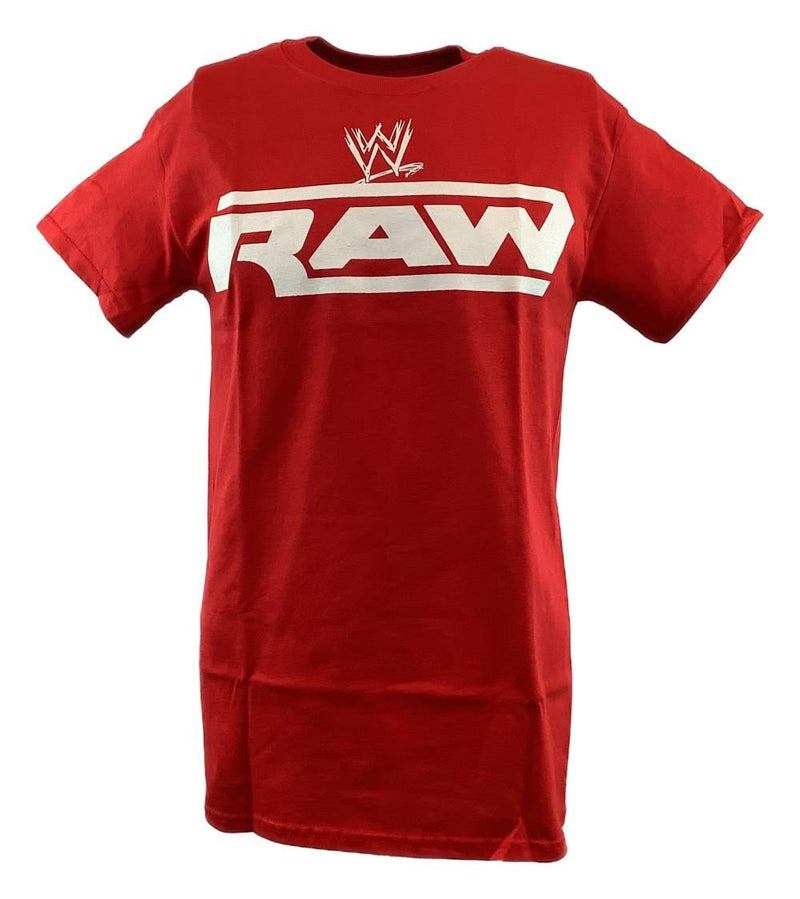 Load image into Gallery viewer, WWE Monday Night Raw Mens Red T-shirt Sports Mem, Cards &amp; Fan Shop &gt; Fan Apparel &amp; Souvenirs &gt; Wrestling by Hybrid Tees | Extreme Wrestling Shirts
