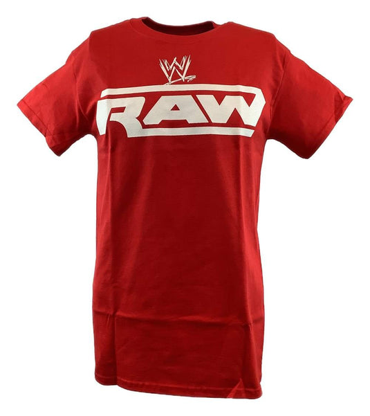 WWE Monday Night Raw Mens Red T-shirt Sports Mem, Cards & Fan Shop > Fan Apparel & Souvenirs > Wrestling by Hybrid Tees | Extreme Wrestling Shirts