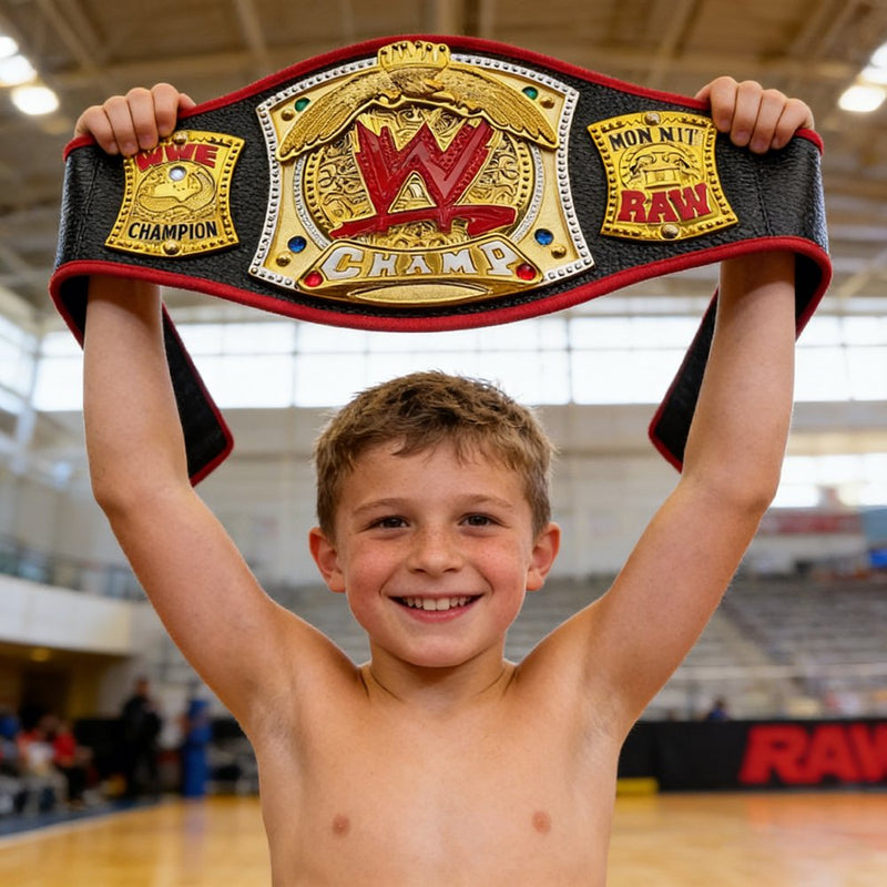 Load image into Gallery viewer, WWE Raw Champ Kids Toy Light Up Belt by EWS | Extreme Wrestling Shirts
