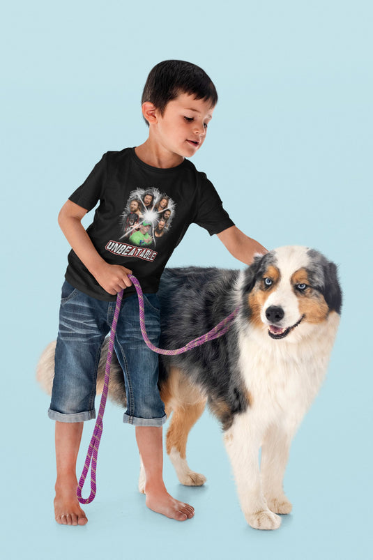 WWE Unbeatable Kids Boys T-shirt Cena Balor Strowman Bryan Sports Mem, Cards & Fan Shop > Fan Apparel & Souvenirs > Wrestling by EWS | Extreme Wrestling Shirts