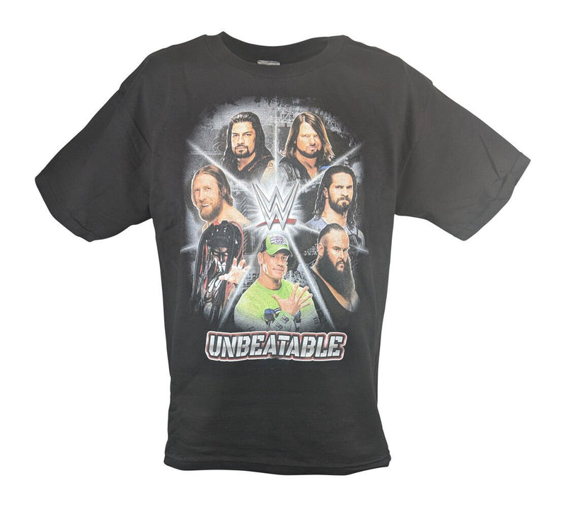 Load image into Gallery viewer, WWE Unbeatable Kids Boys T-shirt Cena Balor Strowman Bryan Sports Mem, Cards &amp; Fan Shop &gt; Fan Apparel &amp; Souvenirs &gt; Wrestling by Freeze | Extreme Wrestling Shirts
