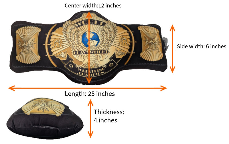 Load image into Gallery viewer, WWE Winged Eagle Championship Big Shots Pillow Officially Licensed by EWS | Extreme Wrestling Shirts

