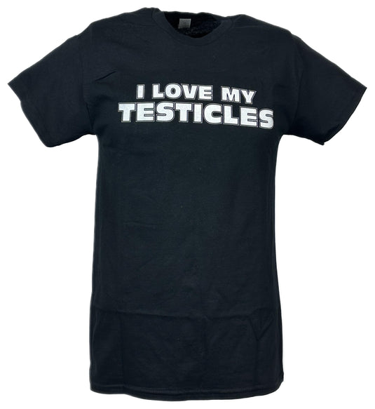 WWE Wrestler TEST I Love My Testicles Fan T-shirt by EWS | Extreme Wrestling Shirts