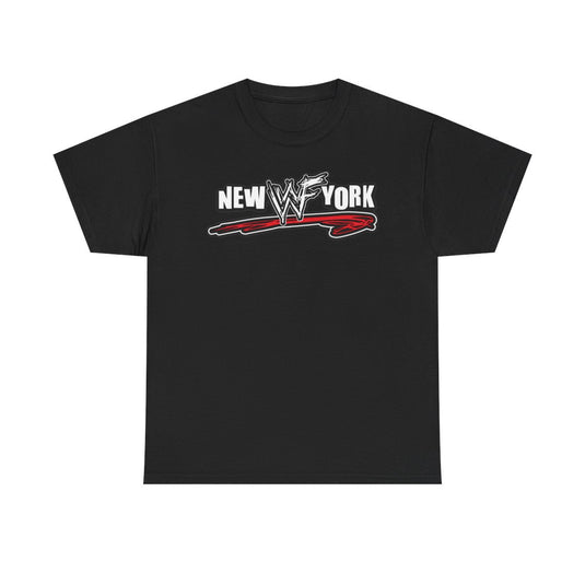 WWF New York Nostalgic Times Square T-shirt by EWS | Extreme Wrestling Shirts