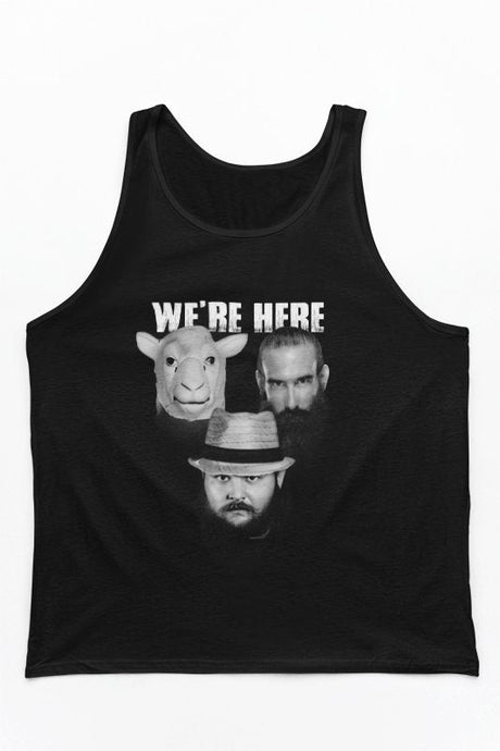 Wyatt Family We're Here Bray Luke Harper Erick Rowan Tank Top Shirt by EWS | Extreme Wrestling Shirts