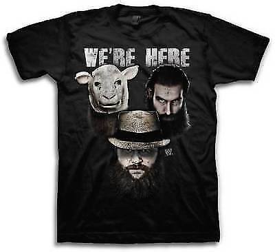 Load image into Gallery viewer, Wyatt Family We&#39;re Here Bray Luke Harper Erick Rowan WWE Mens T-shirt Sports Mem, Cards &amp; Fan Shop &gt; Fan Apparel &amp; Souvenirs &gt; Wrestling by EWS | Extreme Wrestling Shirts
