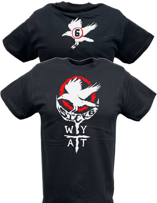 Wyatt Sicks 6 White Crow T-shirt Boys Kids Youth by EWS | Extreme Wrestling Shirts