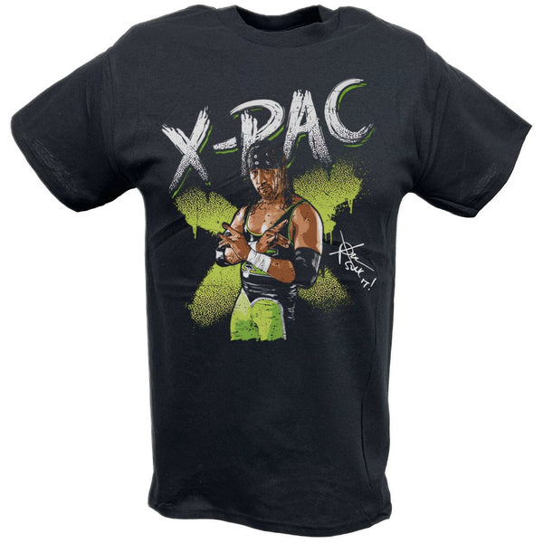 X-Pac Neon D-Generation X Pose Black T-shirt – Extreme Wrestling