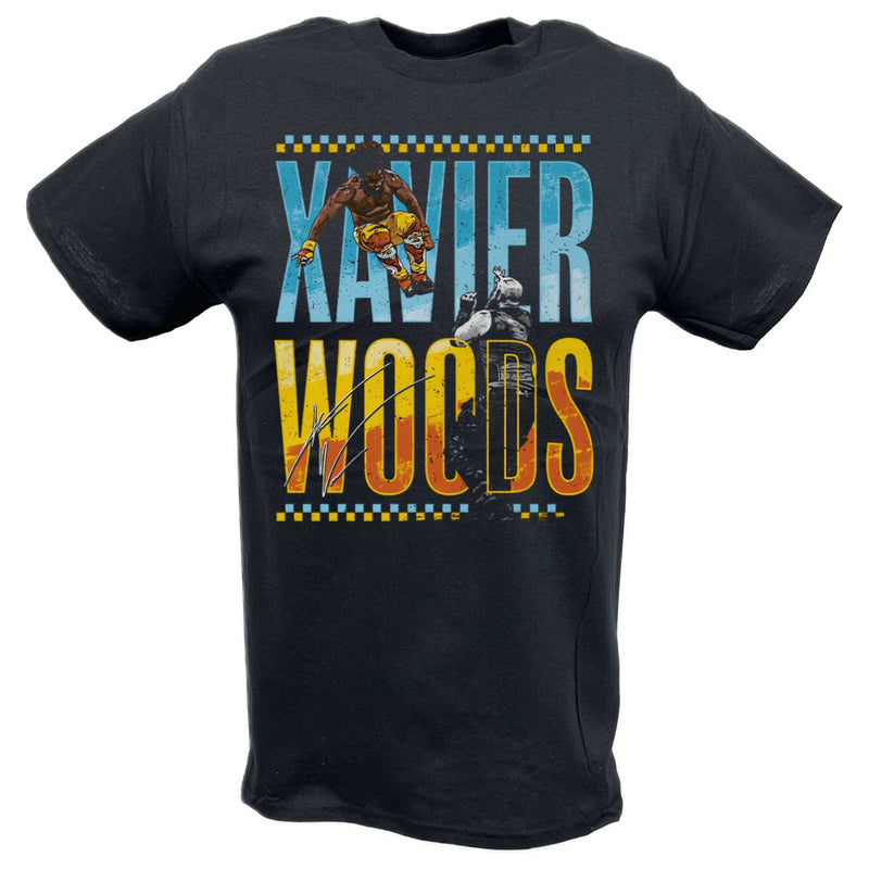 Load image into Gallery viewer, Xavier Woods Drop Kick BlackT-shirt by EWS | Extreme Wrestling Shirts
