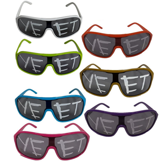 Yeet Adult Sunglasses Sports Shades for Main Event Jey Uso Costume by EWS | Extreme Wrestling Shirts