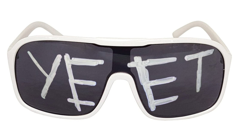 Load image into Gallery viewer, Yeet Sunglasses Sports Shades for Main Event Jey Uso Costume by EWS | Extreme Wrestling Shirts
