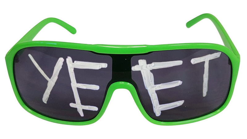 Load image into Gallery viewer, Yeet Sunglasses Sports Shades for Main Event Jey Uso Costume by EWS | Extreme Wrestling Shirts
