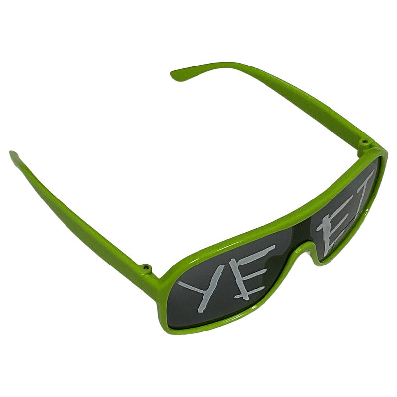 Load image into Gallery viewer, Yeet Youth Kids Sunglasses Sports Shades for Main Event Jey Uso Costume Green by EWS | Extreme Wrestling Shirts
