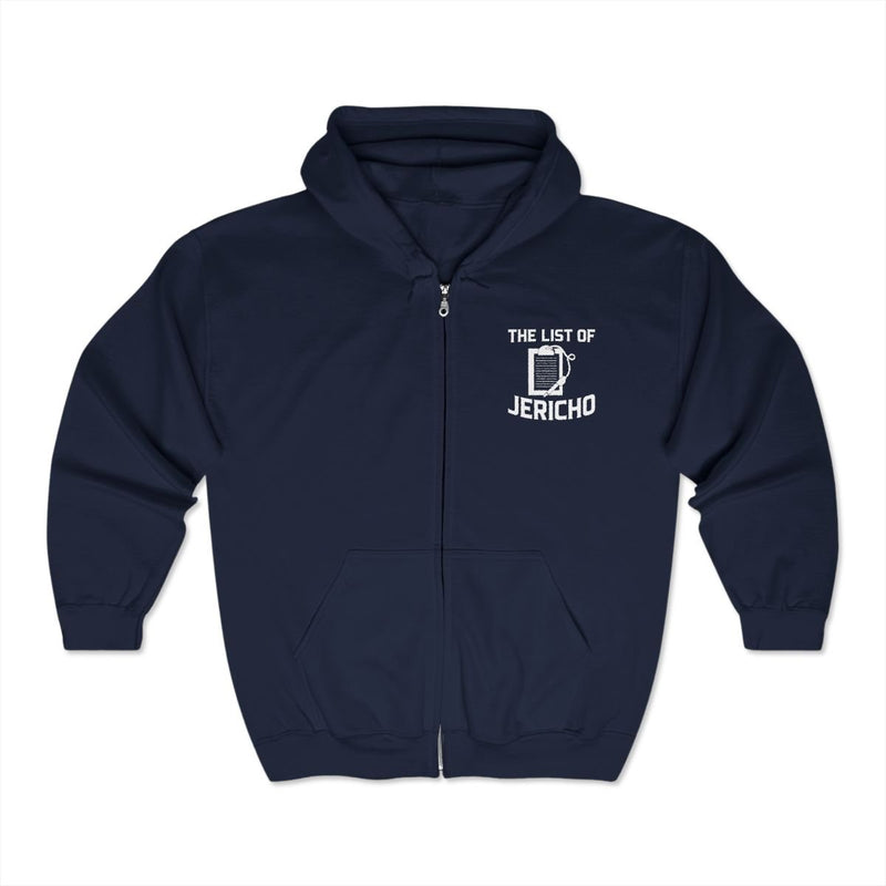 Load image into Gallery viewer, You Just Made The List Chris Jericho Mens Blue Hoody by EWS | Extreme Wrestling Shirts
