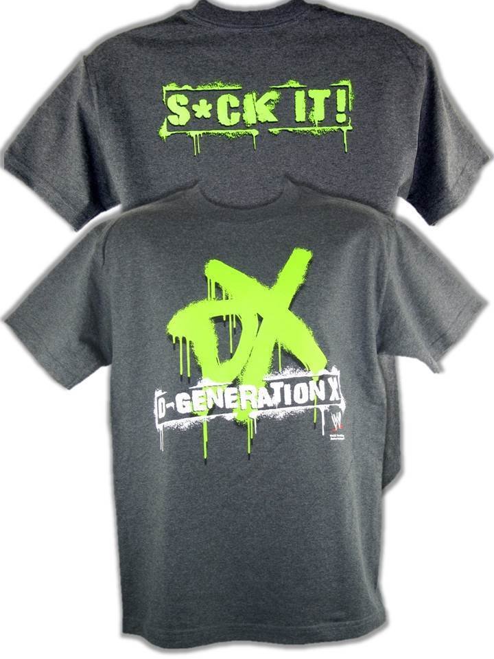 Load image into Gallery viewer, DX D-Generation X Suck It WWE Mens Gray T-shirt
